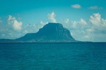 distant mountainous island 
