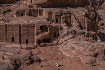 Petra, ancient city in red rock 