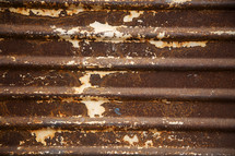 weathered and rusted metal