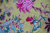 floral design fabric background 