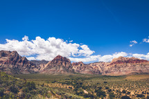 desert mountain and valley landscape 