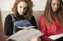 Teen girls' Bible study.