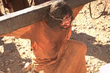 the crucifixion of Jesus 
