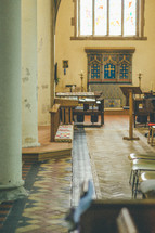 interior of a church 
