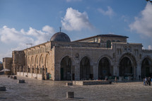 arches and dome in Jerusalem 