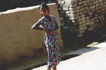 young girl in India 