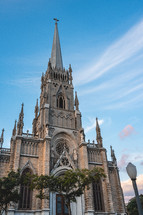 Close up from the Catedral São Pedro de Alcântara in Petropolis RJ Brazil. 