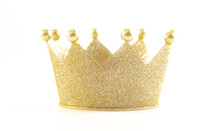 A Classic Royal Crown - gold sparkles