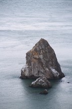 rock formation in the ocean 