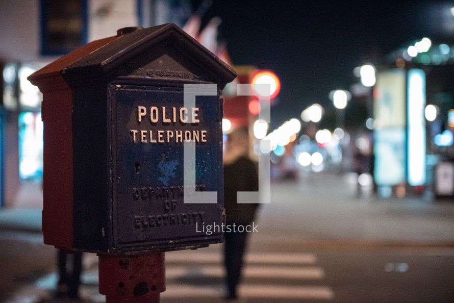 Police Phone booth 