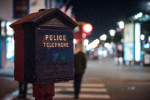 Police Phone booth 