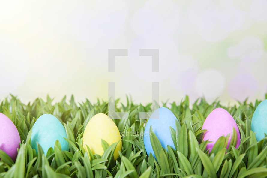 Easter Eggs Spring Background