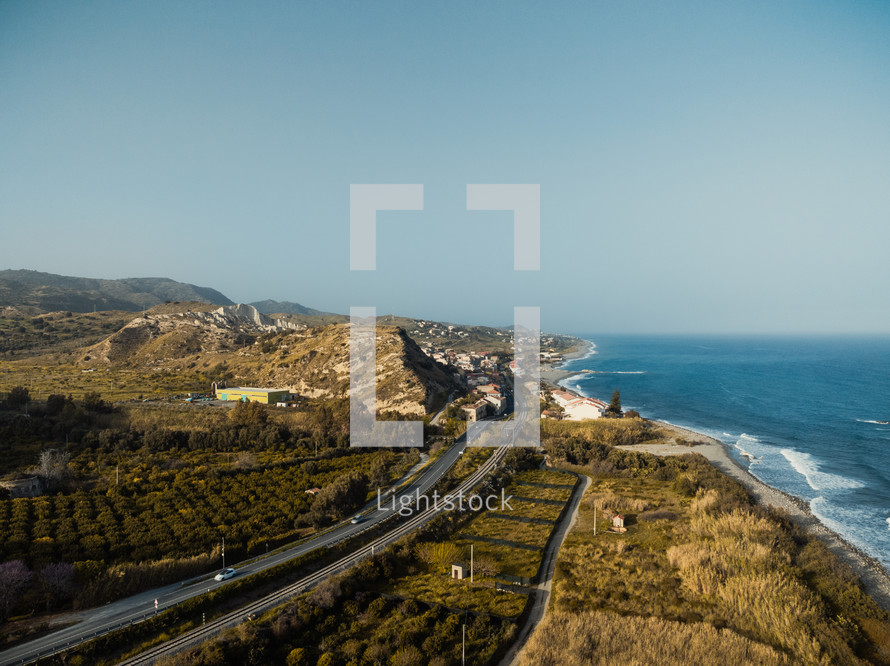 Beautiful Coast Of Calabria In Winter Near Southern Capo Spartivento