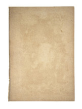 Vintage Piece of Blank Paper on a White Background