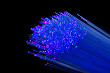blue fiber optics 