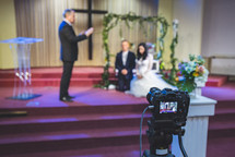 filming a church wedding 
