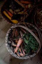 carrots in a basket 