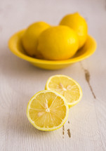 bowls of lemon bars 