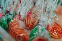 wrapped lollipops 