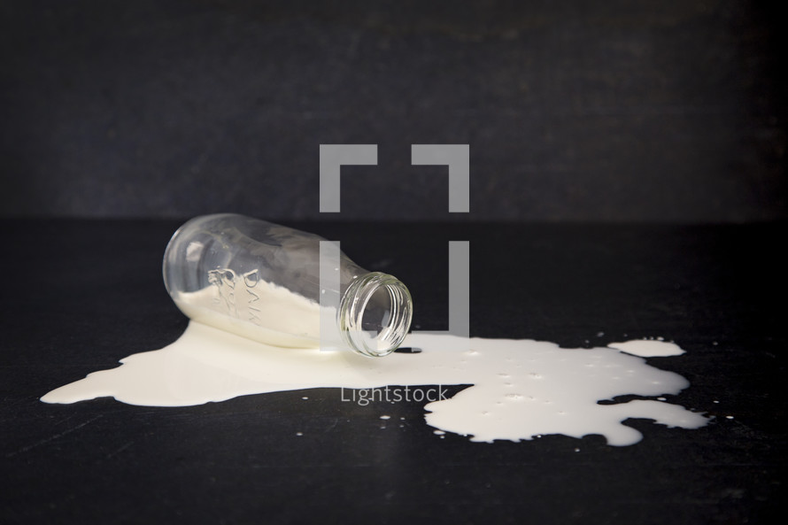 don't cry over spilt milk 