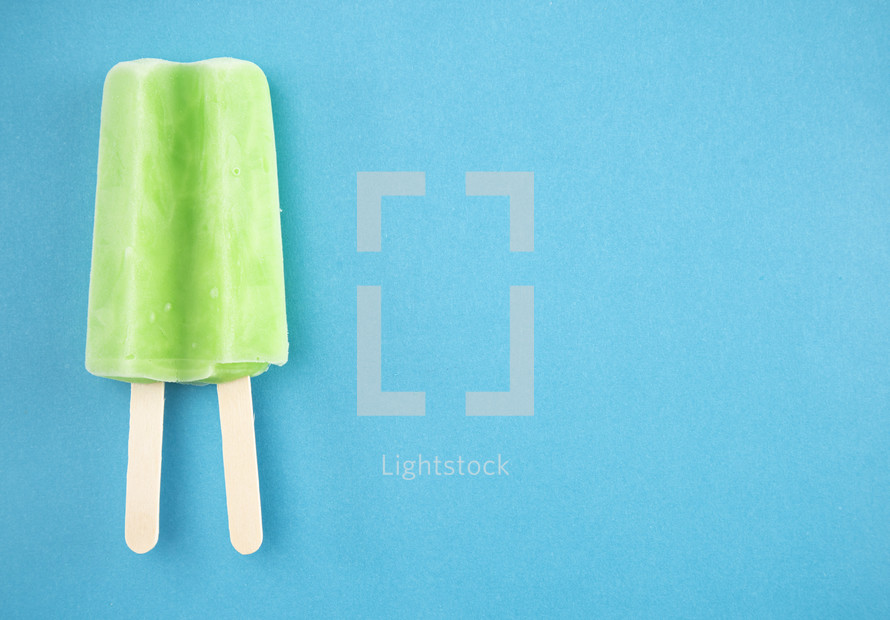 green popsicle 