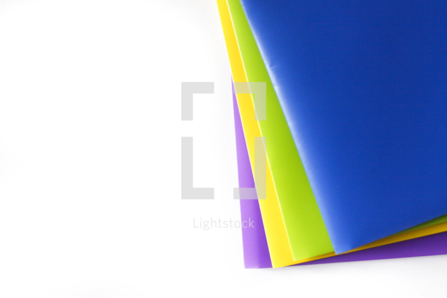 colorful file folders 