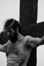 Jesus on the cross.