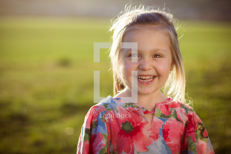 smiling girl child