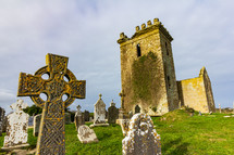 In a field on the Ring of Hook, County Wexford, Ireland are the ruins of Templetown Church