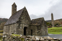 Saint Kevins Kitchen at Glendalough Monastic Site