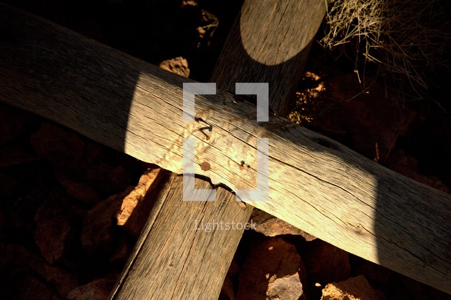 wooden cross for crucifixion 