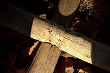 wooden cross for crucifixion 
