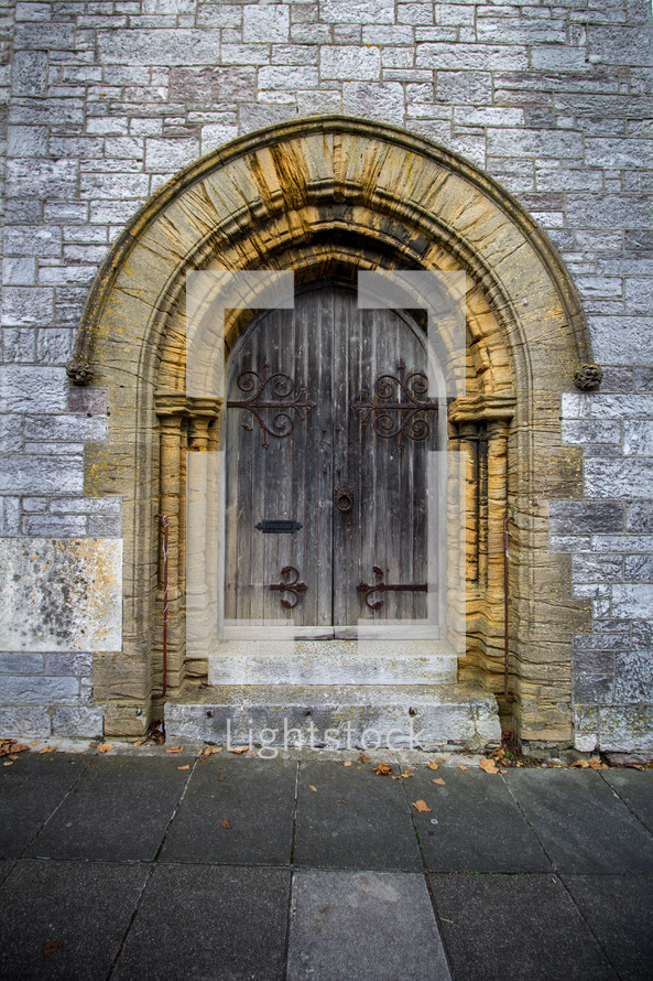 old arched doors 