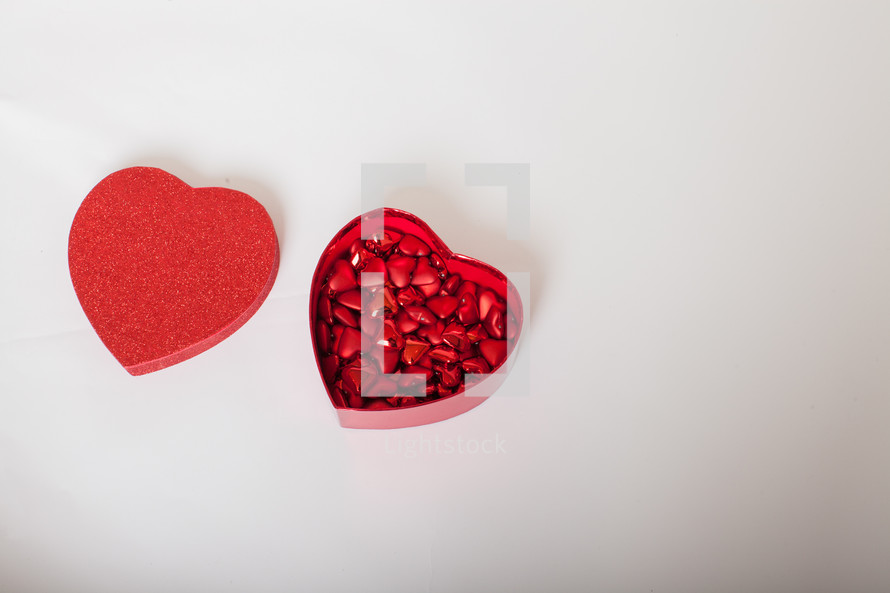 hearts in a heart shaped box 