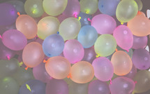 filled water balloons 