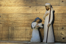 Nativity scene figurines 