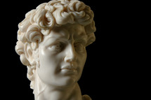 bust of David 