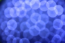 blue and white bokeh lights 