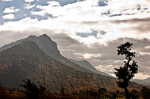 A mountain peak in Malawi, Africa 