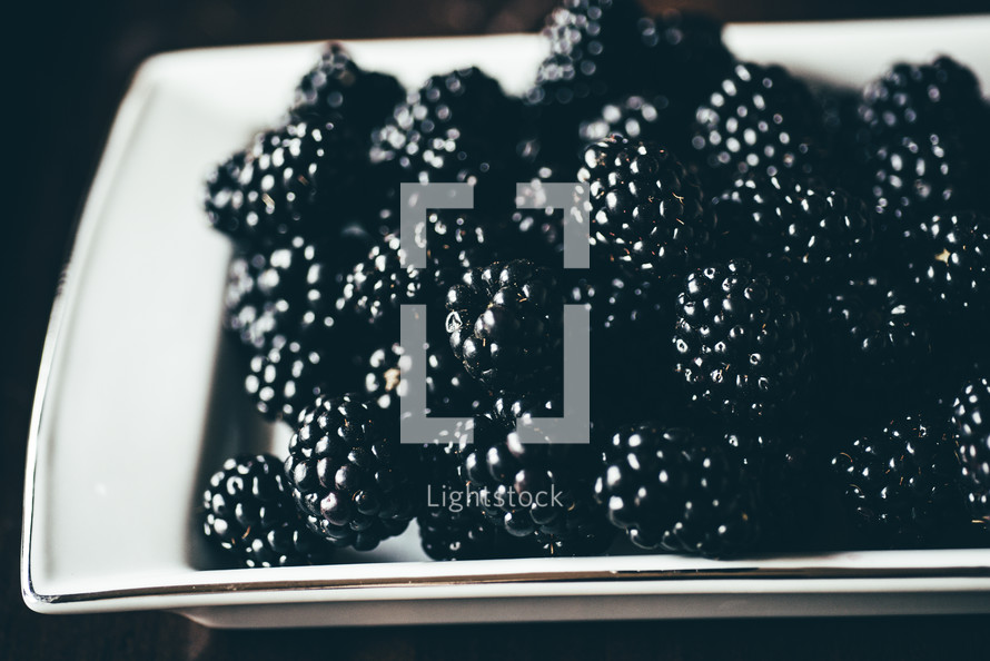 blackberries in a bowl 