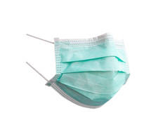surgical mask on a white background 