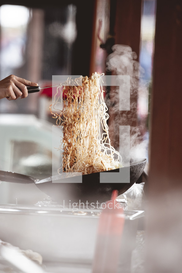 cooking noodles 