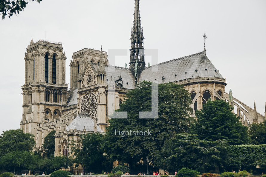 Notre Dame in Paris, France 