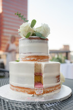 Wedding Cake with Cityscape