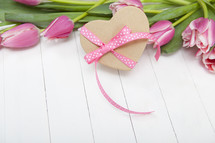 Heart Shaped Gift Background 