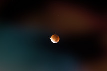 Super Blood moon, Lunar eclipse as seen from Israel, at the evening of the feast of tabernacles in 2015. This is the second super blood moon in 2015, the first one was on the evening of passover. 