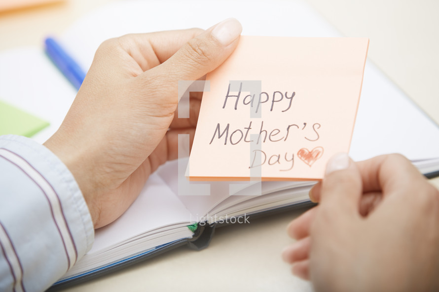 Happy Mother's day note 