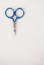 blue metal scissors 