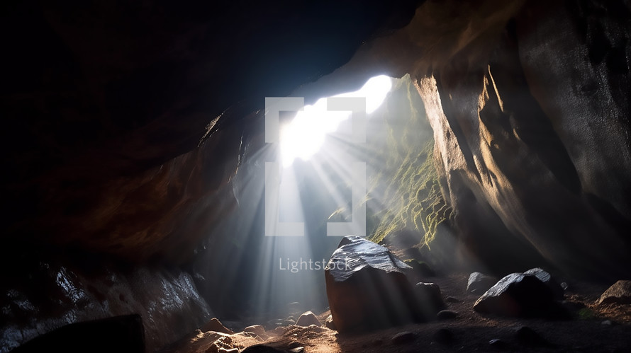 Sunlight in a Cavern