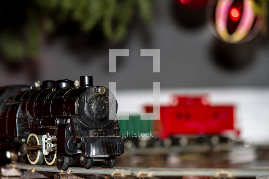 Christmas toy train 